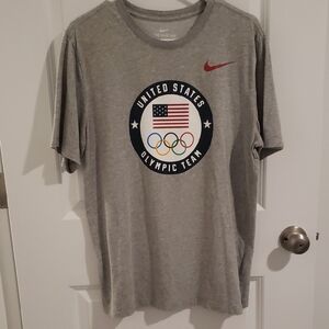 Nike Gray USA Olympic Team Tee